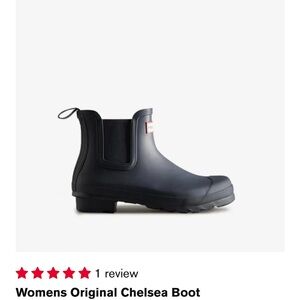 Hunter Women's Chelsea Rain Boot - Black